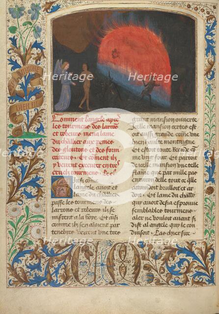 The House of Phristinus; Les Visions du chevalier Tondal, 1475. Creator: Simon Marmion.