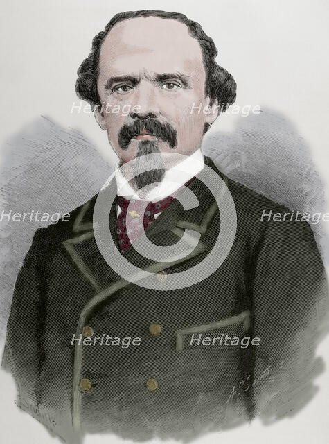 Ignacio Mariscal, Mexican writer, diplomat and politician, 1880.  Creator: Arturo Carretero y Sánchez.