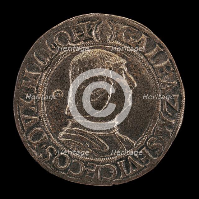 Galeazzo Maria Sforza, 1444-1476, 5th Duke of Milan 1466 [obverse], 16th century. Creator: Unknown.