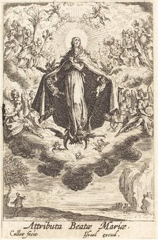 Attributes of the Virgin, in or after 1630. Creator: Jacques Callot.