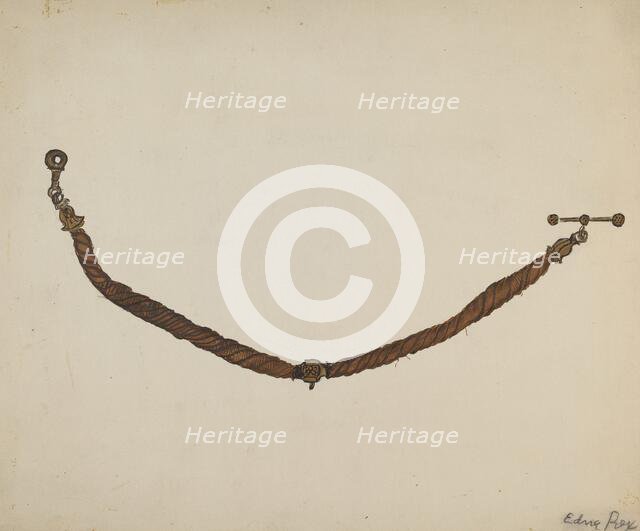Watch Chain, 1935/1942. Creator: Edna C. Rex.
