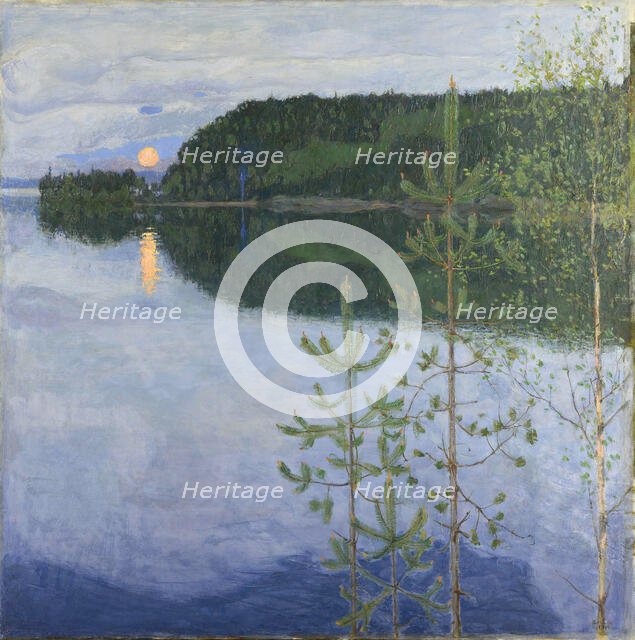 Spring Night, 1915. Creator: Gallen-Kallela, Akseli (1865-1931).