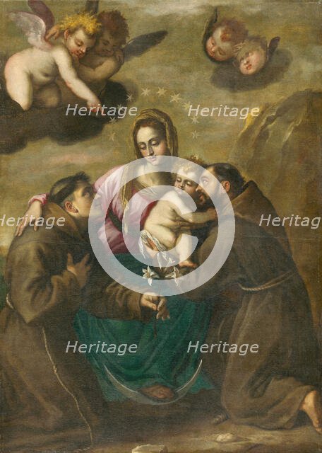 Immaculata with Saints, 1670-1680. Creator: Unknown.
