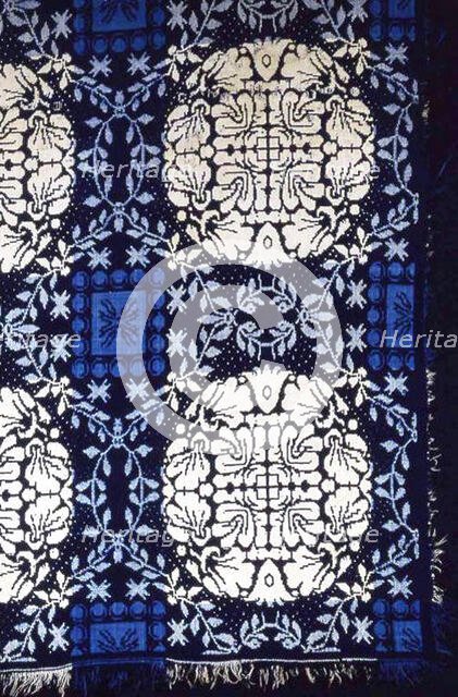 Coverlet, United States, 1825/40. Creator: Unknown.
