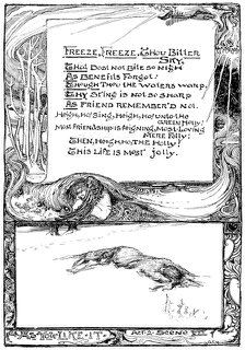 'Freeze, Freeze, Thou Bitter Sky', 1895. Artist: Unknown