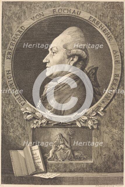 F.E. von Rochow, 1777. Creator: Daniel Nikolaus Chodowiecki.