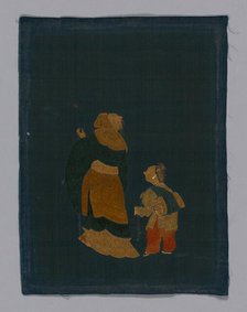 Panel (Furnishing Fabric), China, Kangxi Period, Qing dynasty (1644-1911), 1800/50. Creator: Unknown.