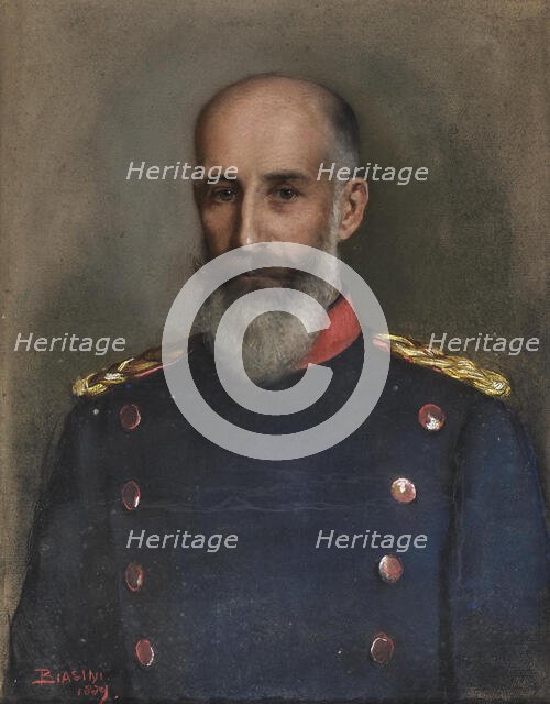 Portrait of Duke Philipp of Württemberg (1838-1917). Creator: Biasini, Mari (1866-1937).