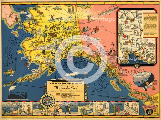 The Alaska Line, 1934. Creator: Alaska Steamship Co..
