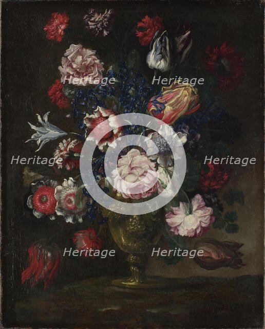 Flowerpiece, 17th century. Creator: Andrea Scacciati.