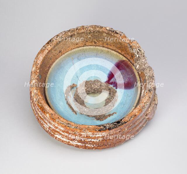 Bowl in Saggar, Yuan dynasty (1279-1368), late 13th/early 14th century. Creator: Unknown.