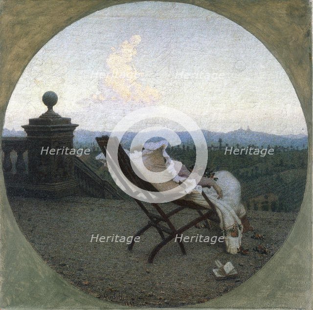 S'avanza, 1892-1895. Creator: Morbelli, Angelo (1853-1919).