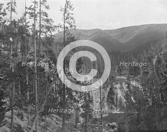 Missouri River, below Great Falls, Montana, USA, c1900.  Creator: Unknown.
