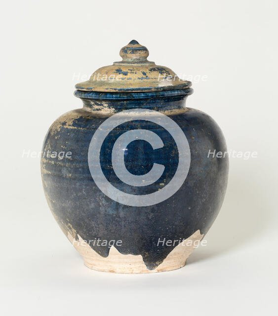 Covered Jar, Tang dynasty (618-906). Creator: Unknown.