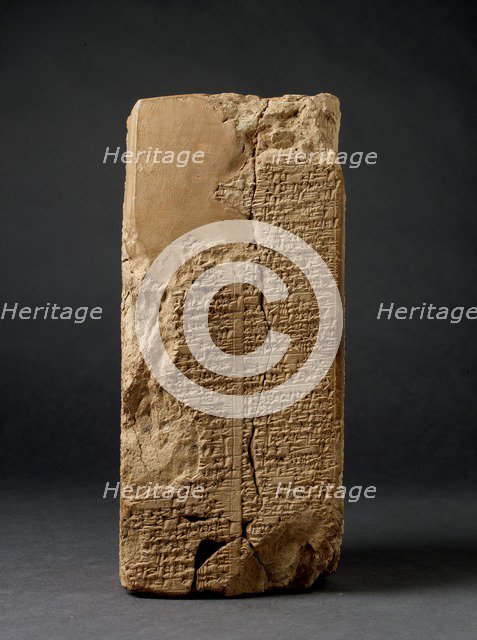 Sumerian King List Prism, Isin-Larsa period, c2004BC-c1595 BC. Artist: Unknown.