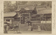 Bronze Horse Buddhist temple, Nagasaki, Japan, 1870-1900.  Creator: Ueno Hikoma.