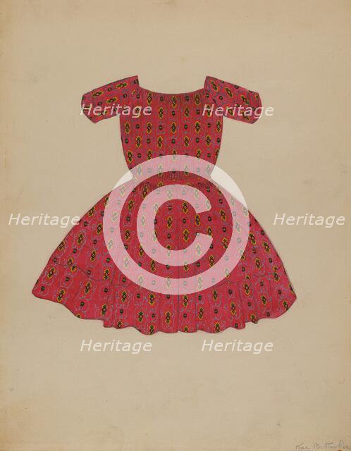 Child's Dress, c. 1936. Creator: Catherine Fowler.