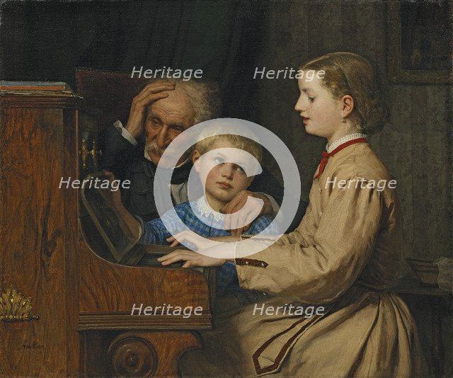 Song of the Homeland, 1874. Artist: Anker, Albert (1831-1910)