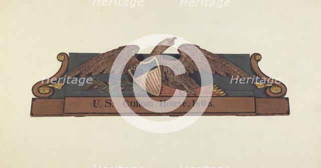 Eagle, c. 1938. Creator: Jane Iverson.