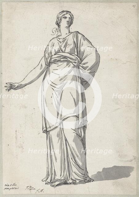 Woman from the Villa Pamphili, 1775/80. Creator: Jacques-Louis David.