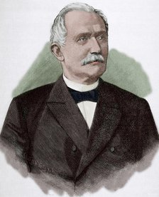 Albert von Maybach (1822-1904), German lawyer, politician and railway manager, 1885.  Creator: Unknown.