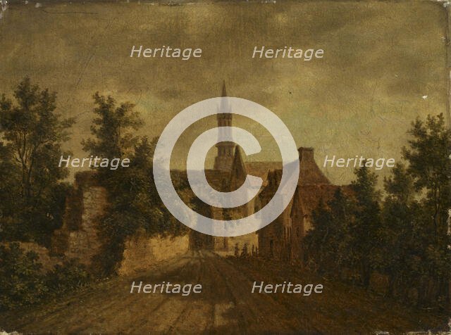 The city gate, Senlis, 1700-1799. Creator: I.M..