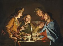 The Supper at Emmaus, 1633. Creator: Matthias Stomer.