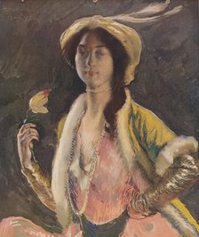 'Portrait of Miss B', 1908, (c1932). Artist: Paul Albert Besnard.