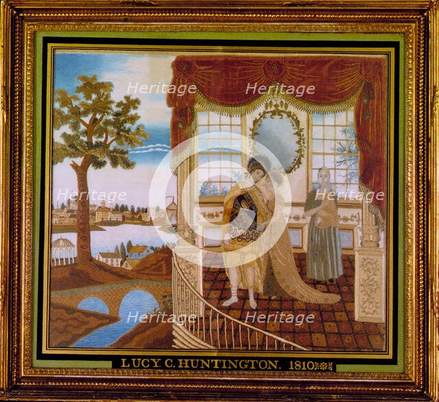 Hector Taking Leave of His Family, 1810. Creator: Lucy C Huntington.