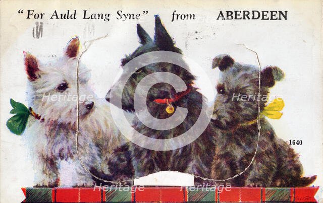"For Auld Lang Syne" from Aberdeen, 1933. Creator: Unknown.