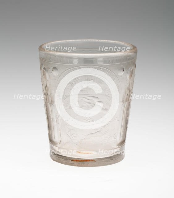 Beaker, Bohemia, 18th century. Creator: Bohemia Glass.