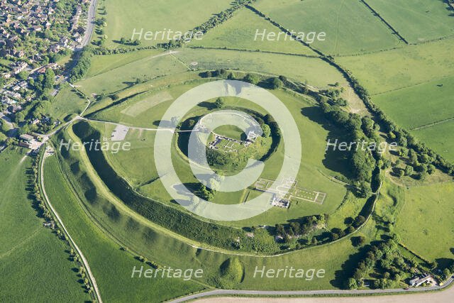 Old Sarum, near Salisbury, Wiltshire, 2017. Creator: Damian Grady.