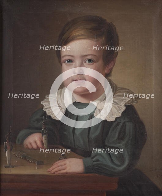 Carl Bror Munck of Fulkila (1836-1905), 1840. Creator: Carl Wilhelm Nordgren.