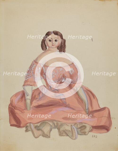 Doll, c. 1936. Creator: Raoul Du Bois.