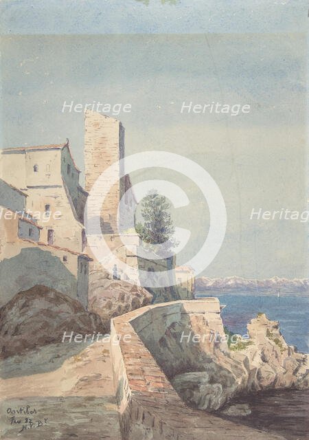 Antibes, 1882. Creator: Henry Victor Burgy.