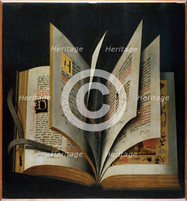 An Opened Liturgical Book. Artist: Anonymous 