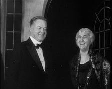 President Herbert Hoover and Lou Henry Hoover, First Lady of the United States of America..., 1932. Creator: British Pathe Ltd.