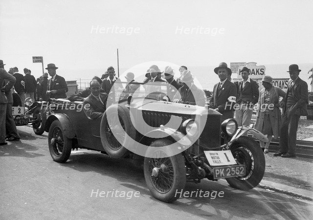Invicta of DM Healey at the B&HMC Brighton Motor Rally, 1930. Artist: Bill Brunell.