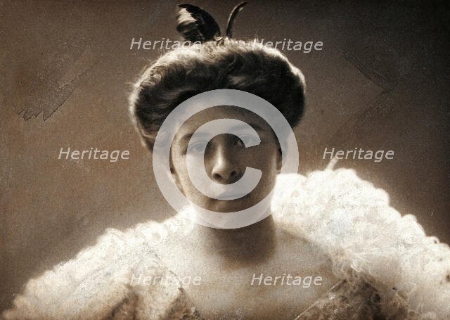 Gwendoline Syrie Maud Wellcome (née Barnardo), Syrie Maugham, c1900s. Creator: Nitscher.