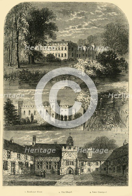 'Fulham Palace in 1798', (c1878). Creator: Unknown.