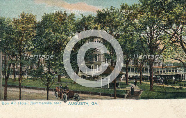 'Hotel Bon Air, Augusta, Georgia, c1910. Artist: Unknown