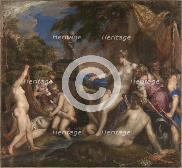 Diana and Callisto, 1556-1559. Creator: Titian (1488-1576).
