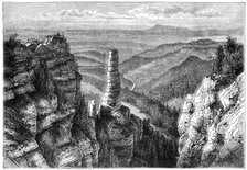 'Prebischer Kogel, in Saxon Switzerland', 1879. Artist: Unknown
