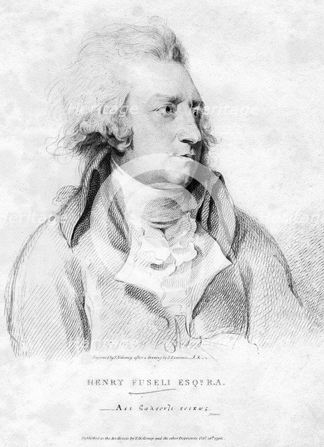 'Henry Fuseli', c18th century.Artist: T Holloway