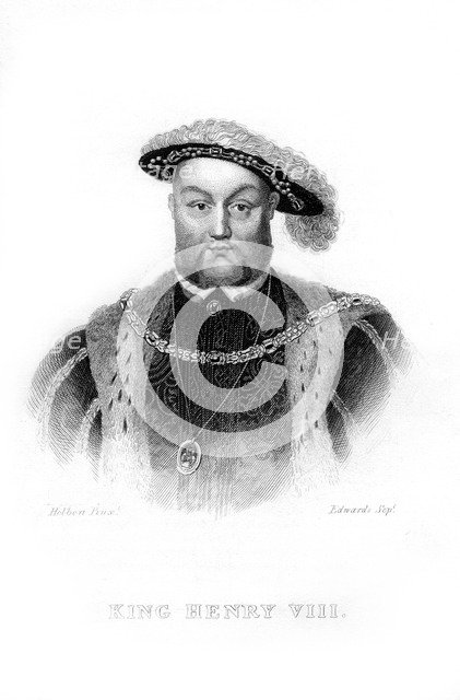 Henry VIII, (19th century).Artist: Edwards