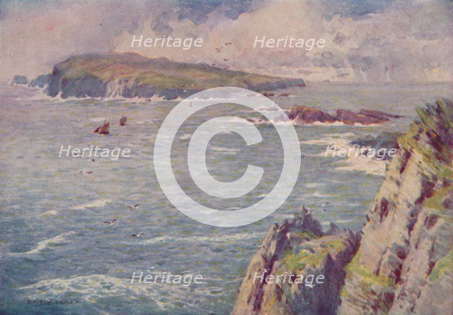 'The Calf of Man', 1910. Artist: Alfred Heaton Cooper.