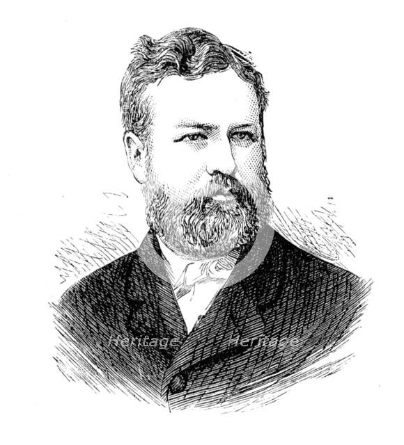 Members of the new House of Commons: Mr. W. S. Caine (Scarborough), 1880. Creator: Unknown.