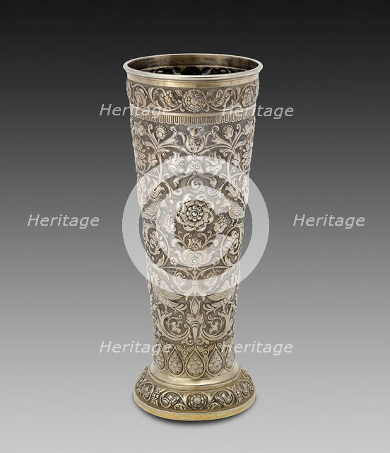 Vase, Russia, 1899/1900. Creator: Ovchinnikov Firm.