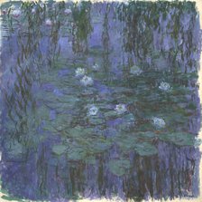Blue Water Lilies, 1916-1919. Artist: Monet, Claude (1840-1926)