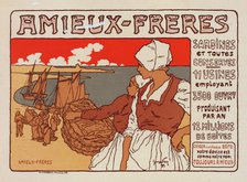 Affiche pour les "Sardines Amieux", c1899. Creator: Georges Fay.